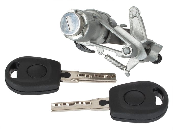 VW Golf IV 98-06 - Deurslot cilinder Achterklep - Nieuw - Met 2 Sleutels