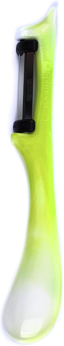 Solingen Dunschiller Star – Dubbel Mes – 19 cm – Bi-Color – Wit met Groen