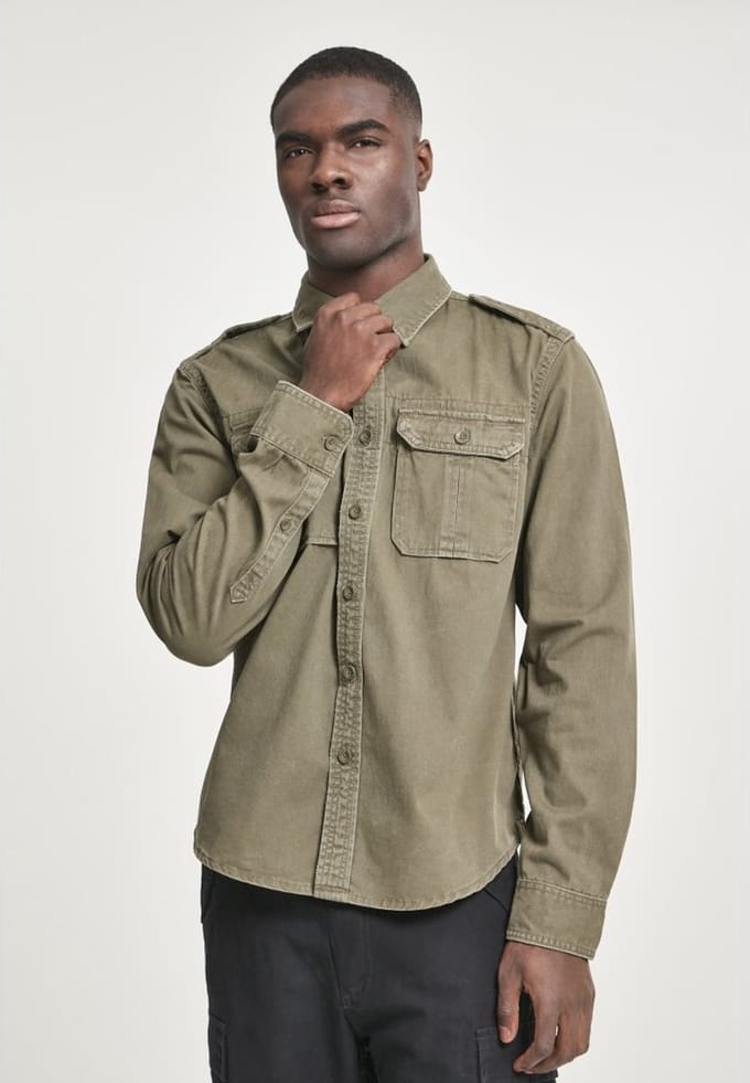 Brandit - Vintage Overhemd - 7XL - Groen