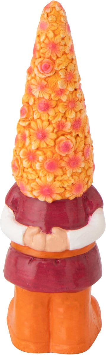 J-Line decoratie Kabouter Bloemenhoed - polyresin - mix - small