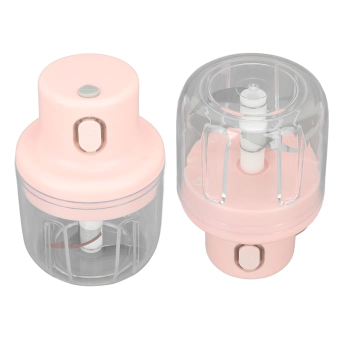 Elektrische Knoflookhakker Mini voor Ui Gember Kleine Keukenmachine 250ml L white