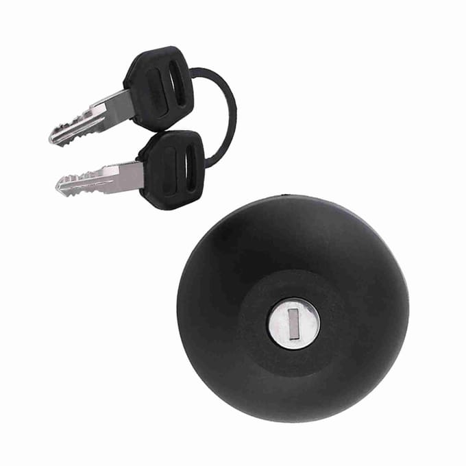 Brandstof Benzine Diesel Afsluitdop Cover met 2 Sleutels voor Renault Master II 19982010 zwart