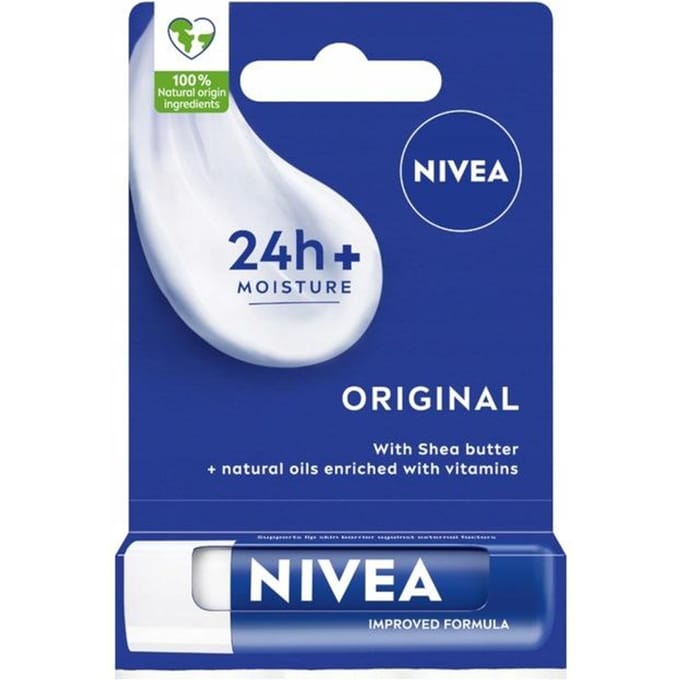 NIVEA Original Care - Lippenbalsem - 4,8 g - Verzorgend - Natuurlijk