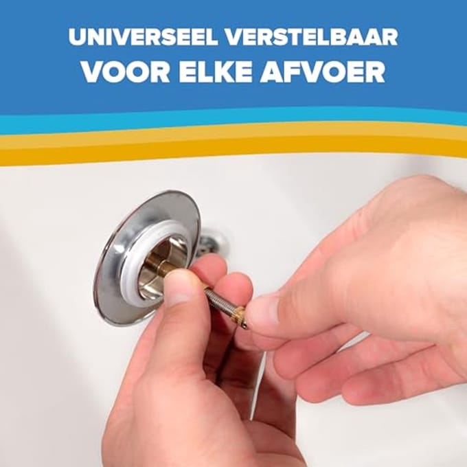 Badplug 72mm - Verstelbare en lekvrije afvoerstop voor badkuipen