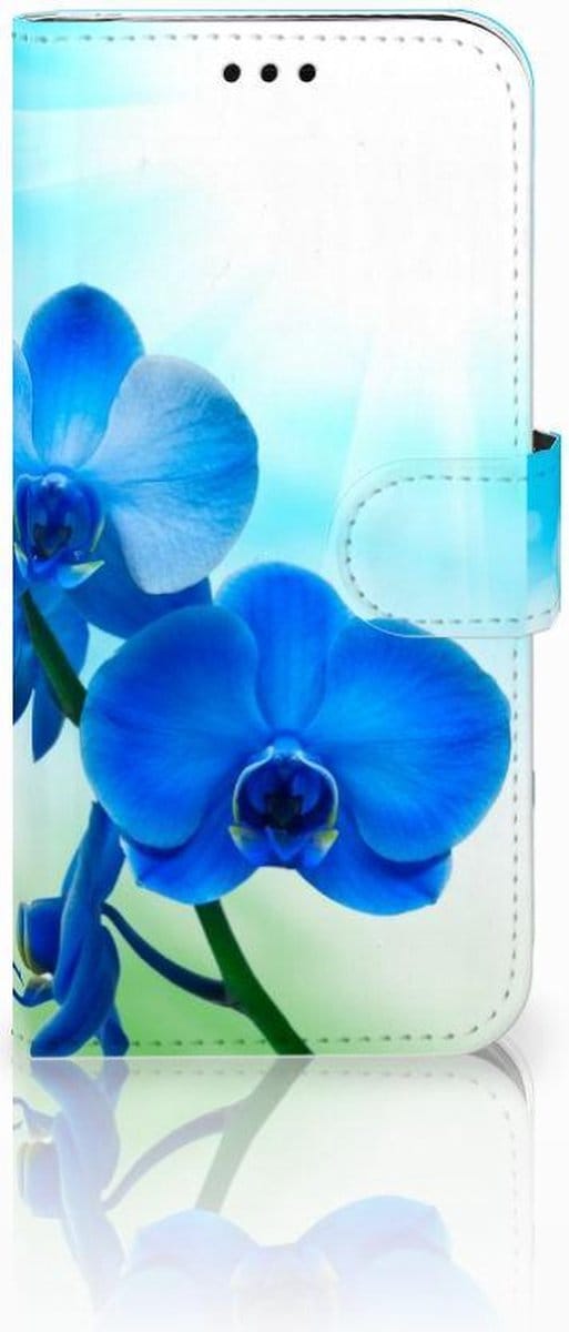 Samsung Galaxy J5 2017 Hoesje Orchidee Blauw - Cadeau voor je Moeder