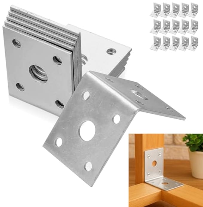 Zware Hoekverbinder Set van 15 Stuks voor Houtverbinding