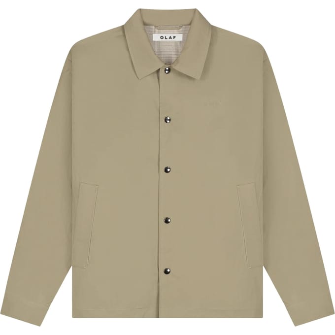 Olaf Workwear Coach Jacket Jackets Beige M240504