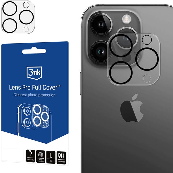 Pantserbescherming voor de camera van Apple iPhone 11 Pro/11 Pro Max – 3mk Lens Pro Full Cover