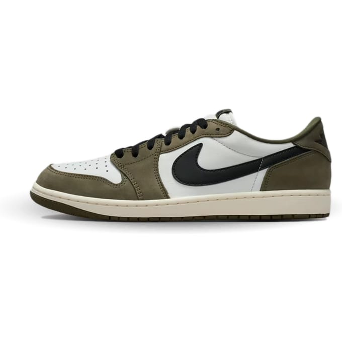 Jordan 1 Retro Low OG Medium Olive - Maat 46