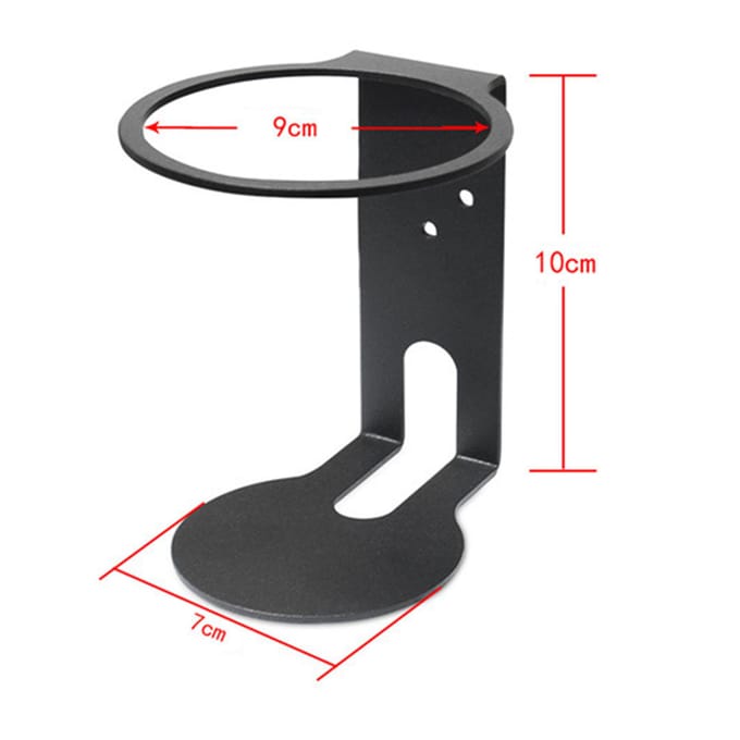 Wandhouder voor JBL Flip 5e/6e luidspreker. Stevige metalen houder voor wandmontage zwart