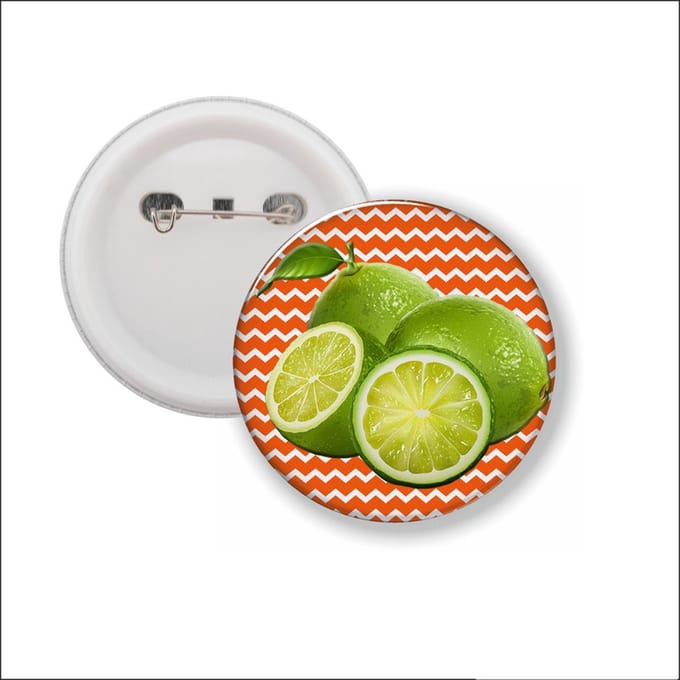 Button Met Speld - Fruit