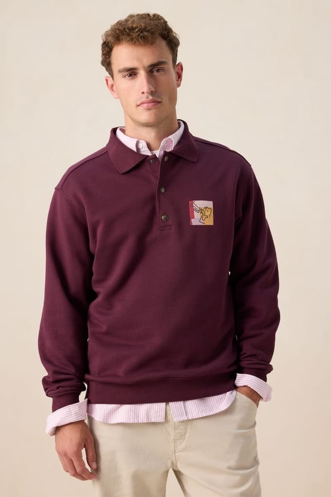 Sissy-Boy - Donkerpaarse sweater