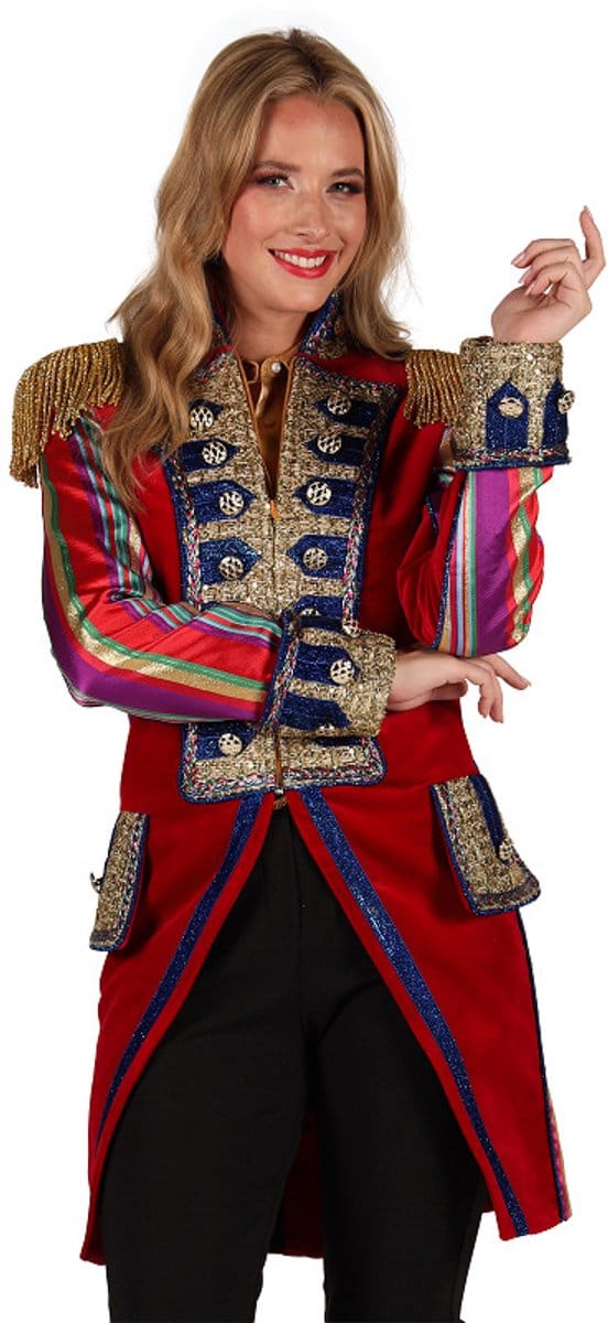 Thetru Carnavalsjas Dames - Luxe Carnavalsjas - Velvet Sensation - Rood - Dames - Maat S