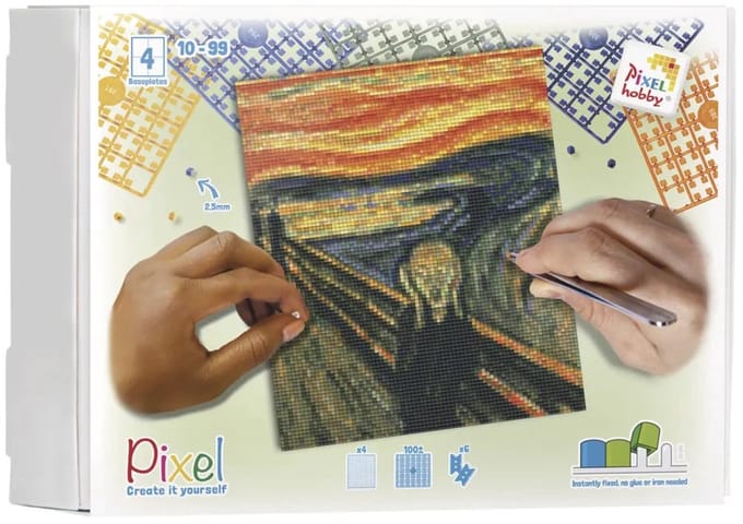 Pixelhobby Classic The scream 20x25 cm