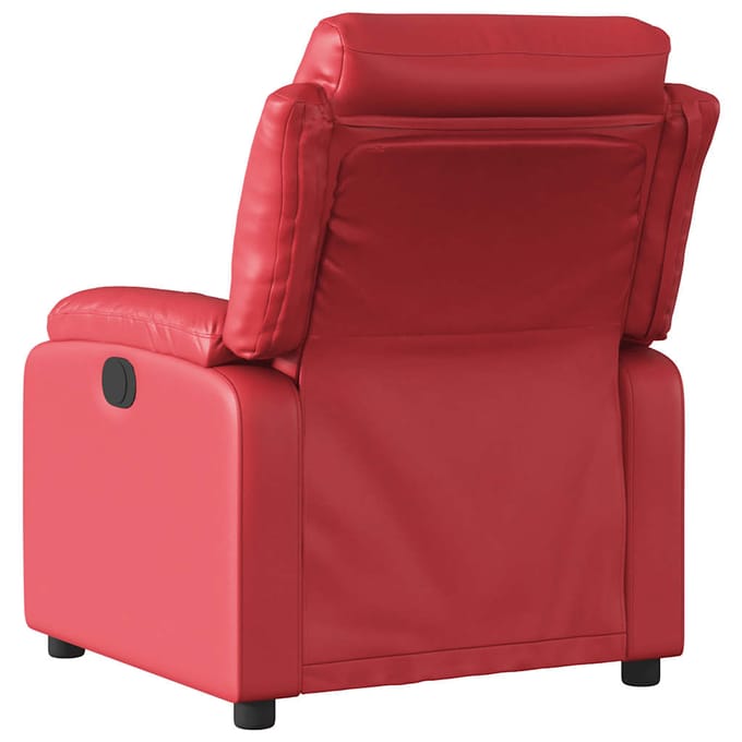 vidaXL - Fauteuil - verstelbaar - kunstleer - rood