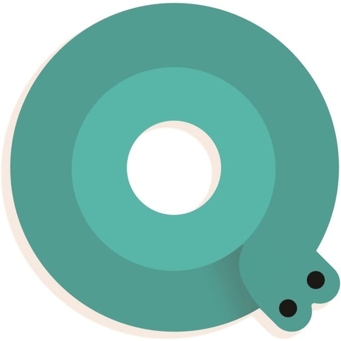 DJECO houten letter designed animal Q