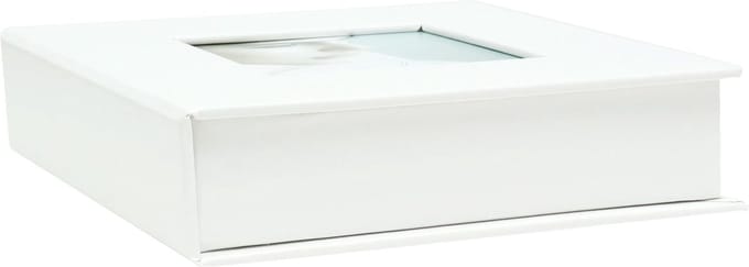 Deknudt Frames USB-opbergdoos S66DJ4 - wit - voor fotomaat 8x8 cm