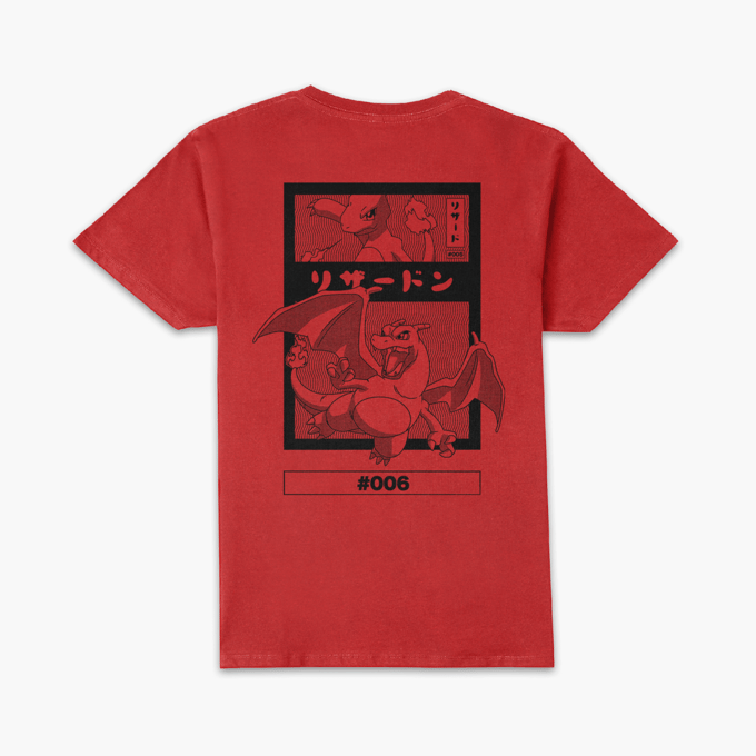 Pokémon Charmander Evo Unisex T-Shirt - Red - S