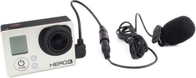 Microfoon voor GoPro (Hero 3 en 3+ / Met MINI USB aansluiting) / HaverCo