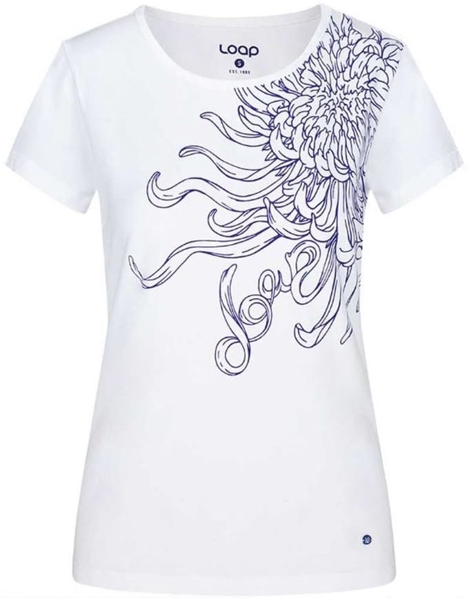 Dames T-shirt Loap Abblina Wit - S