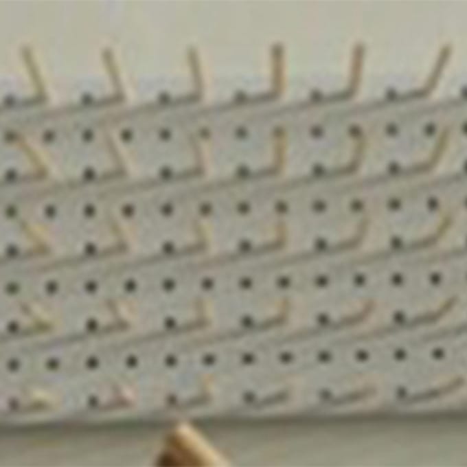 Zelfklevend Naai Pegboard met 25 Houten Haken 11.8x11.8in Multifunctionele Pegboard Organizer