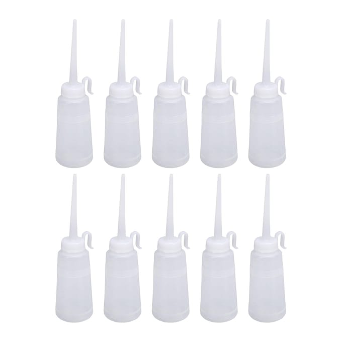 10 stuks 150 ml Naaimachineolieflesje Plastic Lekvrij Olieer Oliedispenser voor Thuis Industrieel Gebruik white
