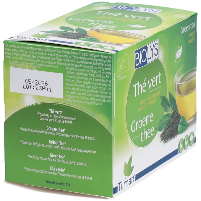 Biolys Groene Thee 24 Filterzakje