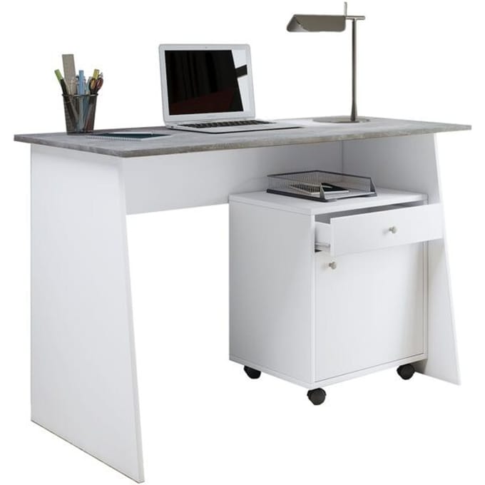 Houten bureau Computerbureau Werkbureau Kantoortafel Masola Maxi