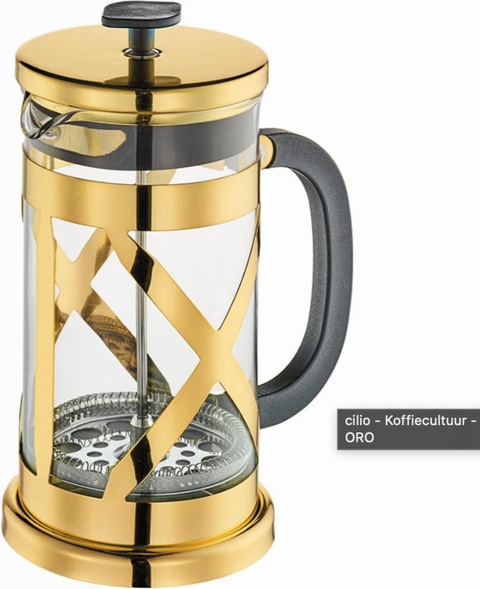 Cilio french press - cafetiere - Gloria Oro
