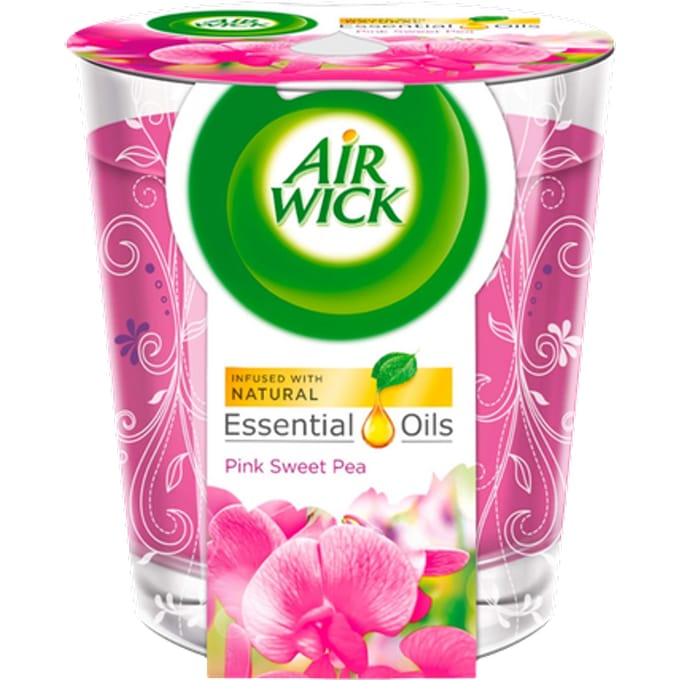 Air Wick Active Fresh Pink Sweet Pea Geurkaars - 105 g