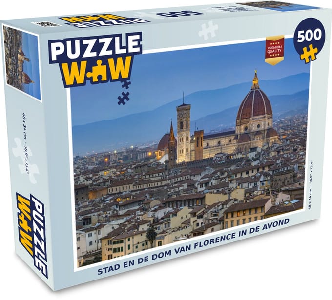 Puzzel Florence - Stad - Dom - Legpuzzel - Puzzel 500 stukjes