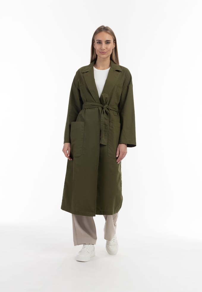RISA Trenchcoat met tailleband