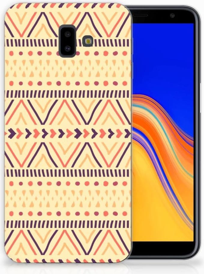 Samsung Galaxy J6 Plus (2018) TPU bumper Aztec Yellow