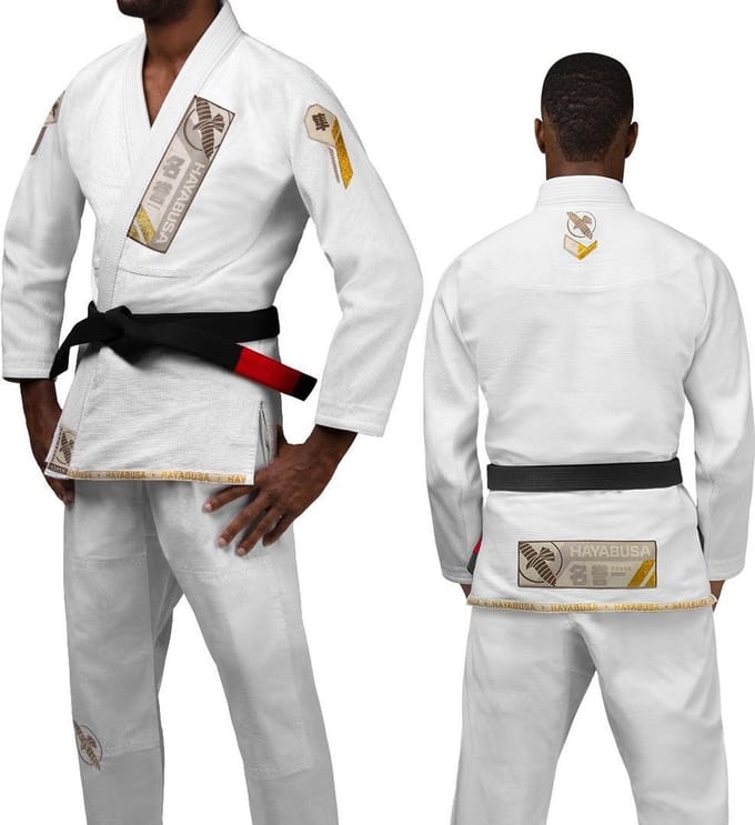 Hayabusa Ascend Lichtgewicht BJJ Jiu Jitsu Gi - Wit - maat A4