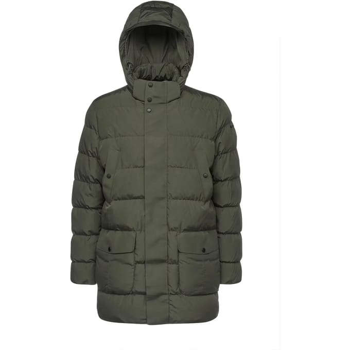 Lange jas met capuchon Geox Pieve