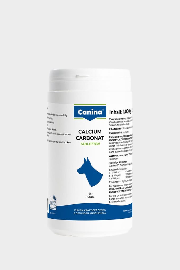 Canina Calcium Carbonaat Tabletten - 1 kg