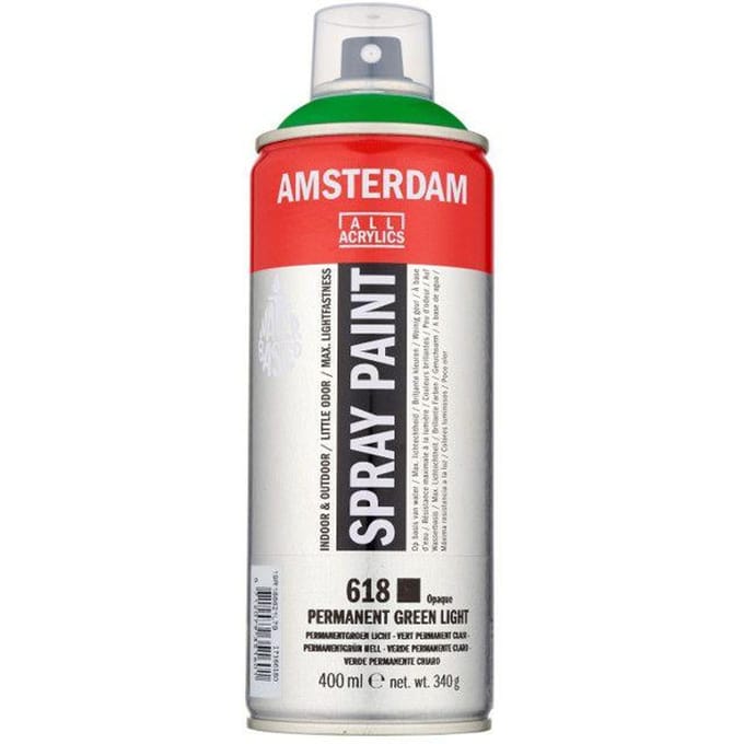Bombe de peinture Amsterdam 400 ml vert permanent clair groen