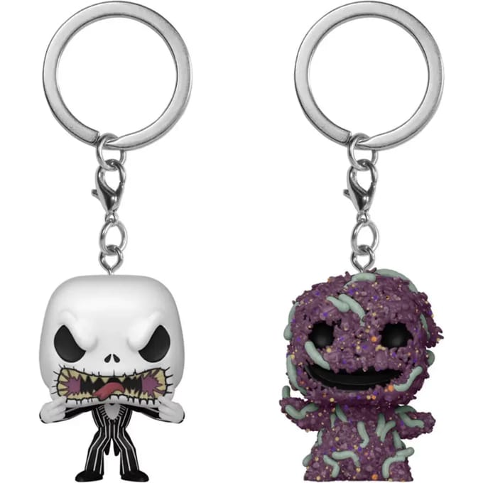 Kindersleutelhanger Funko POP Disney Nightmare Before Christmas Jack & Oogie Boogie (x2)