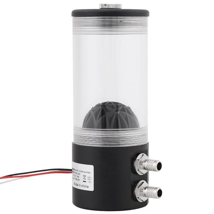 Details over 500LH 10W DC 12V CPU CO2 Koeling Waterkoeler Pomp Tank Warmtewisselaar Stil