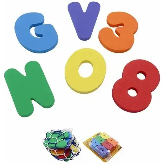 Set foam letters en cijfers Softee