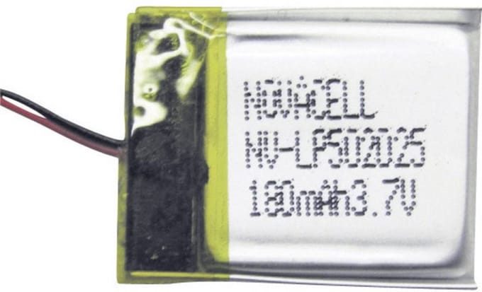 Sol Expert L180 LiPo microaccu 3.7 V (max) (l x b x h) 20 x 25 x 5 mm