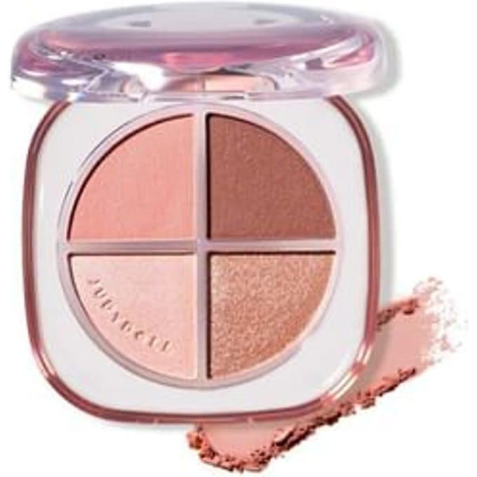 Judydoll - Glazed 4-Shade Eyeshadow Palette - 3 Colors #07 Wonder Tea - 6.5g