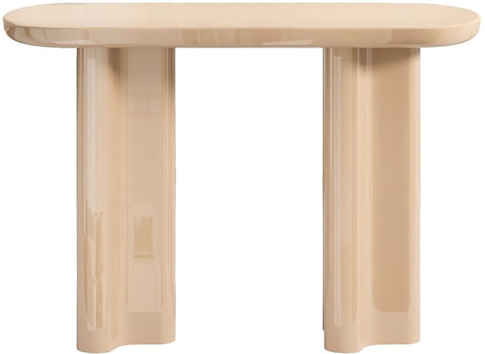 Vente-unique Consoletafel van MDF - Beige gelakt - LESONA