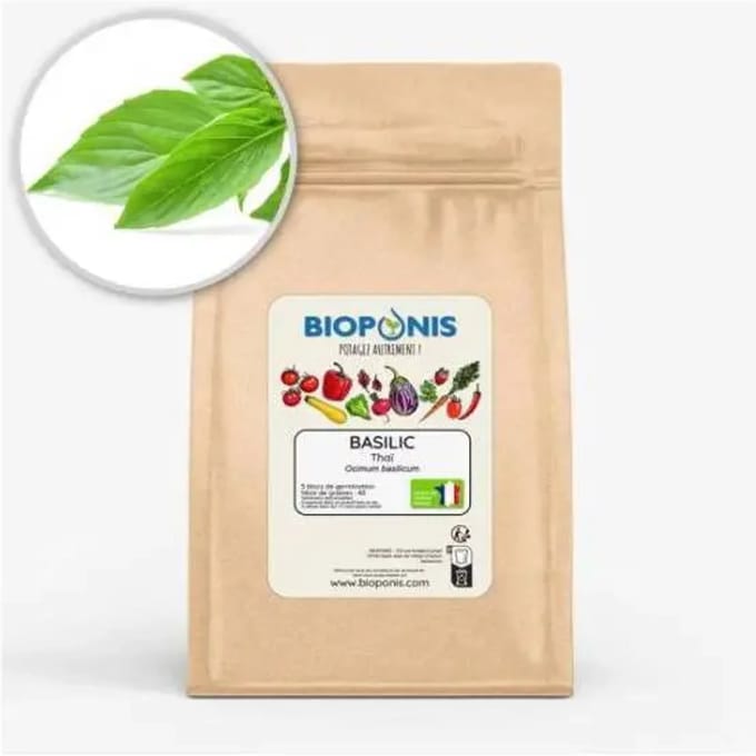 Voeding voor de moestuin Bioponis Basilic Thaï (x5)