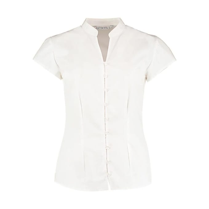 Vrouwelijke blouse met mandarinenkraag Kustom Kit