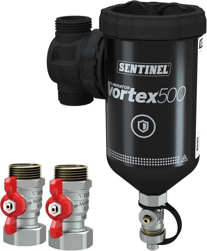 Sentinel Eliminator Vortex 500 - vuil afscheider - systeem filter - 28mm - ELIMV50028mm OSV2-0722