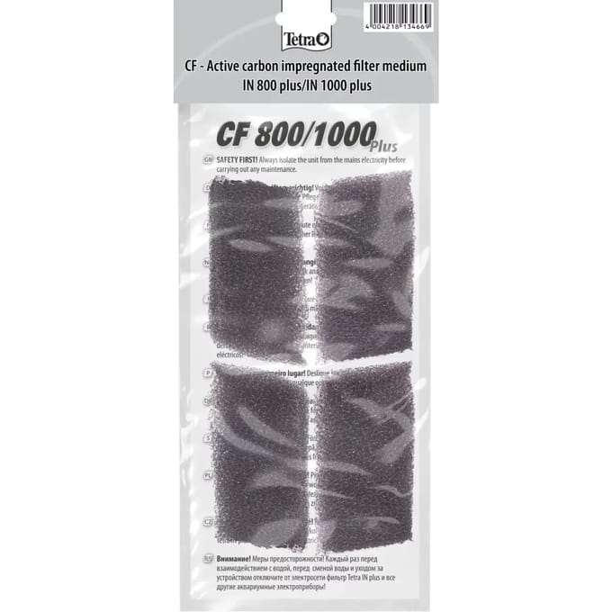 Accessoires voor aquariums van koolstofschuim Tetra CF IN8/1000