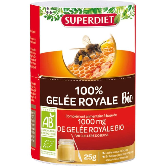 Superdiet Koninginnegelei Bio in Pot 25 Gelei
