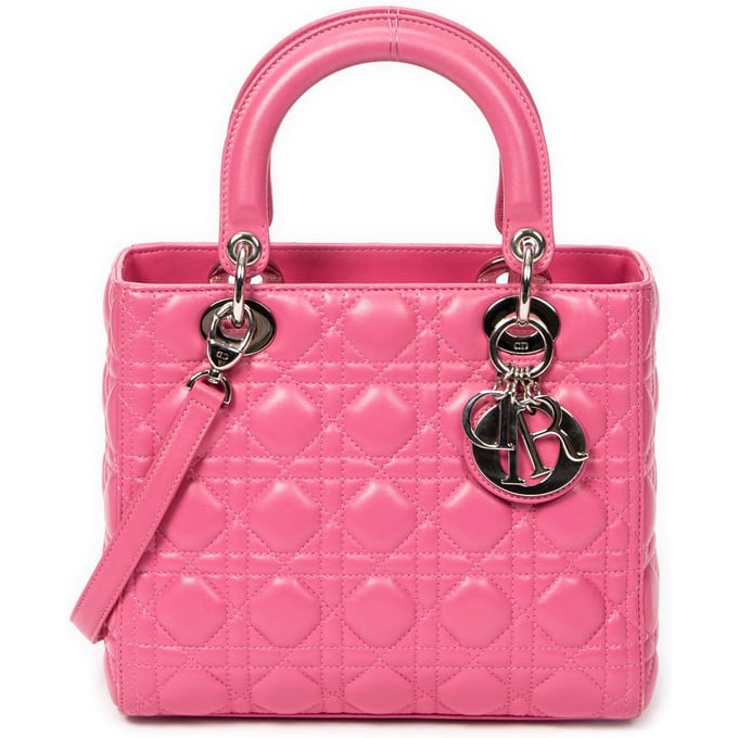 Medium Lady Dior Zip  Schoudertas