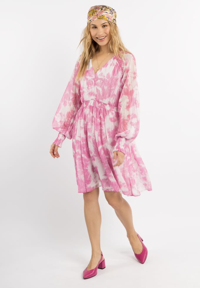IZIA midi-jurk Dames roze